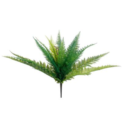 China Minimalist Tizen Homeware Eco - Friendly Artificial Fern 15leaves H=60CM à venda