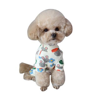 China Wholesale Custom Printed Winter Stocked Designer Pet Dog Fashion Apparel High Quality Casual Nightgowns Manufacturer for sale