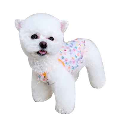 China Stocked Polyester Cotton Summer Wear Halloween Dog Clothes Sleeveless Gauze Pet Clothes Wholesale Doggie Outfits Designer Summer for sale