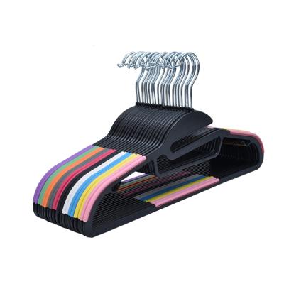 China Salon First Grade Plastic Modern Anti Slip Wet Dry Clothing Hanger for sale