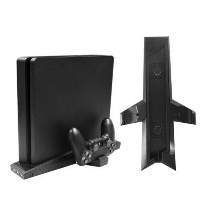 China Airplane shaped; Multi-Function PS4 Stand Holder Shape Unique Cooling Fans Dual Controller Charger 3 USB Hub Extra Cooling Station For PS4/PS4 Slim Console for sale