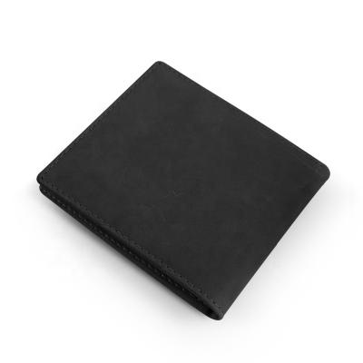 China High Quality Custom Made Slim Genuine Leather RFID Mens Wallet for sale