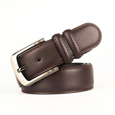 China Pin Buckle 180cm Big Size Belts Plus Size PU Leather Belt For Men Business Casual Dress Style Brown Black Color for sale