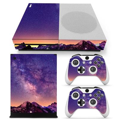 China Cool Fashion XS01 Vinyl Skin Sticker Protector For Microsoft Xbox One SLIM and 2 Controller Skins Stickers For XBOX ONE S Game Console for sale