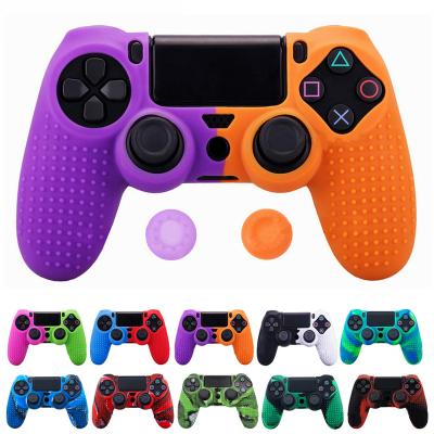 China PS4SC04 Anti-Slip Thumb Grip For Play Station 4 For Sony Dualshock 4 PS4 DS4 Slim Pro Controller Silicone Camo Protective Skin for sale