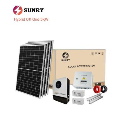 China 5kw 5.5kva home solar panel system for home solar panels system solar panel rack system for sale