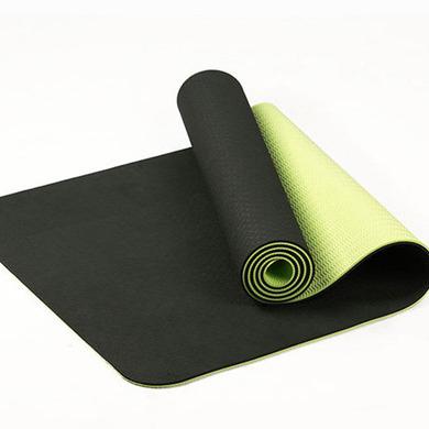 China Professional 6mm Thickness Non Slip Design Exercise Gym Fitness 6mm Tape Eco-friendly Yoga Mat Custom for sale