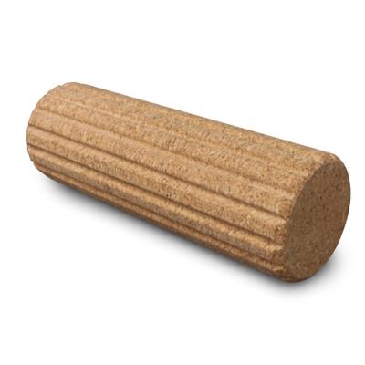 China Hot Selling High Density Eco-friendly Fitness Accessories Relaxing Muscle Roller Premium Cork Yoga Roll for sale