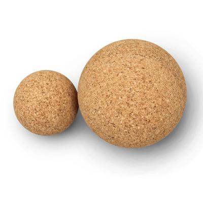 China New Best Quality Massage Ball LIGHT/DURABLE/STABLE Eco Friendly Cork Massage Ball Natural Cork Yoga for sale