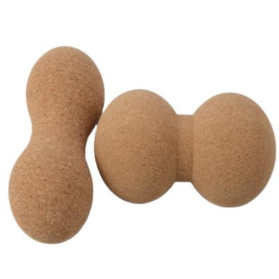 China Indoor Fitness High Density Cork Yoga Massage Peanut Balls Natural Cork Massage Ball by LIGHT/DURABLE/STABLE for sale