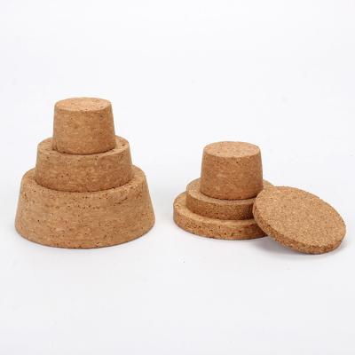 China Pilfer-proof Composite Wood Cork Glass Bottle Cap Sealing Stopper Customized Spirits Whiskey Bottle Stopper for sale