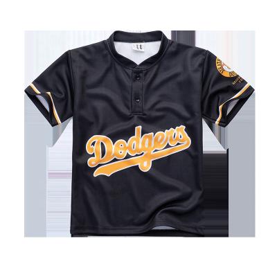 China Anti-Bacterial Fully customizable team wear Baseball uniform full Sublimated 100% Polyester 2 button style Baseball jersey for sale