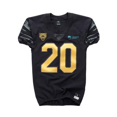 China Anti-Bacterial Football Jersey American Wholesale Custom Design American Football Uniform 100% Polyester Men Sports Wear for sale