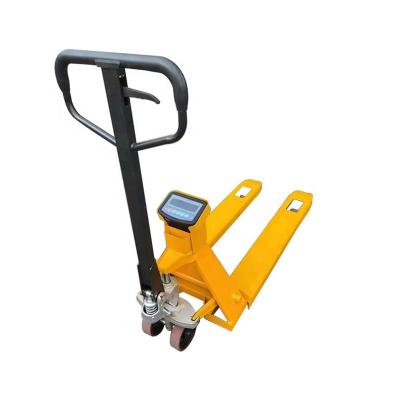 China 3000 Kg Distance Narrow Forklift Scale Hydraulic Pallet Weight Fork Scale Function for sale