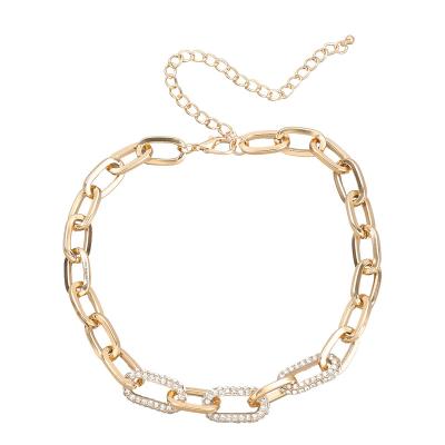 China Fashion Necklaces Gold Statement High Quality Hot Selling Wedding Chain Necklace For Women for sale