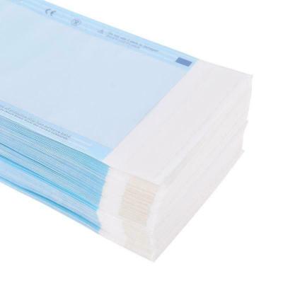 China Breathable Self Seal Sterilization Pouch Sterilize Tray Cover Custom Printing PET/PVC Material Autoclave Pouch Bags With Indicator for sale