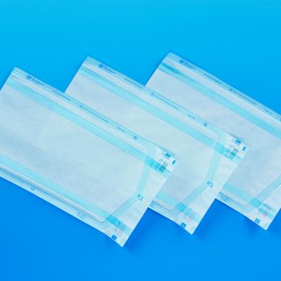 China Disposable Medical Sealing Supplies of Medical Instrument Package Head of Medical Instrument Pack Autoclaved Sterilized Gusseted Paper Pouch for Surgical Instruments for sale