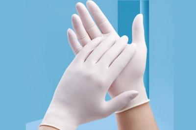 China Disposable Latex Powder-Free Examination Gloves Medical Latex Hand Glove s for sale