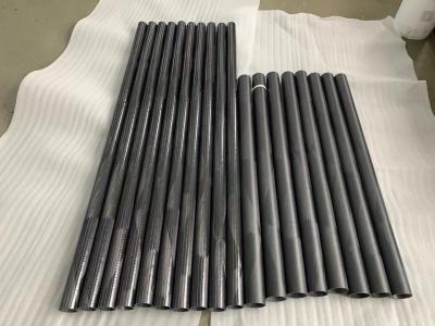 China 2m 3m 4m 5m 6m different length carbon fiber filament wound tubes for sale