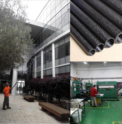 China Light weight carbon fiber  telescopic pole for window cleaning pole   and water fed pole for sale