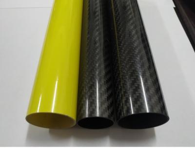 China How to distinguish frp fiberglass tube pipes and cfrp carbon fiber tube pipes  and hybrid tubes for sale