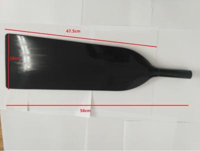 China 320g 47.5*18cm fiberglass glass fiber dragon boat blades for dragon boat paddle for sale