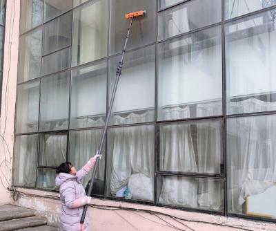 China XN 100%  Carbon Fiber Washing Window Cleaning Pole  water fed pole 8 sections 54ft  16.5 MTR for sale