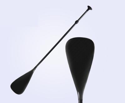 China Super light 3 pc adjustable 5.5~7.1 ft length full carbon fiber SUP paddle stand up paddle for sale