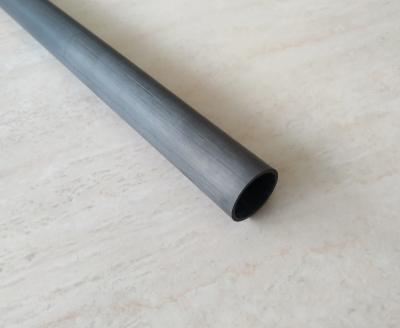 China 1 inch diameter Unidirectional carbon fiber tubes  Sanded surface precise size UD carbon fiber pipes for sale