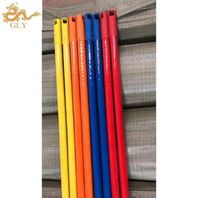 China GLY Straight Broom Floor Cleaning Escoba Timber Broom Handles for sale