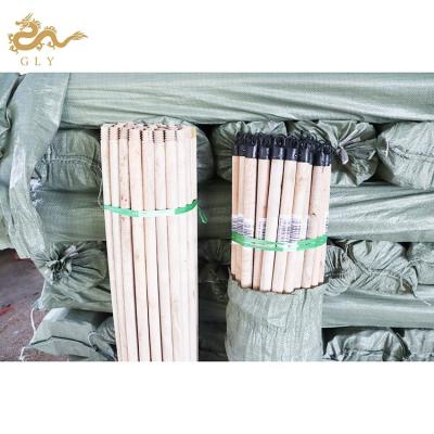 China Guangxi GLY household broom 120 x 2.2cm natural wood broom handle for sale