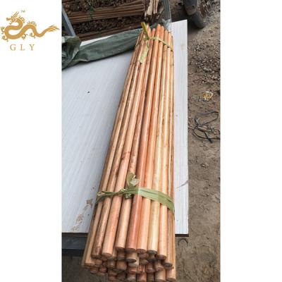 China Straight varnished wooden broom handle for broom broom for sale