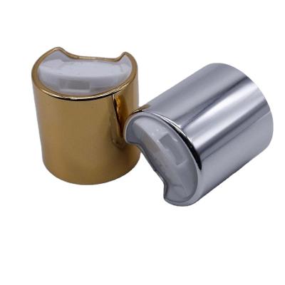 China Non Spill 24/410 24/410 Aluminum Gold Aluminum Plastic Disc Matte Silver Press Cap Top Cap for sale