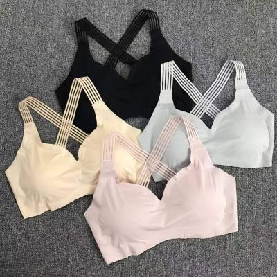 China 2021 QUICK DRY new bra retail wholesale in stock lace comfortable seamless bra for sale