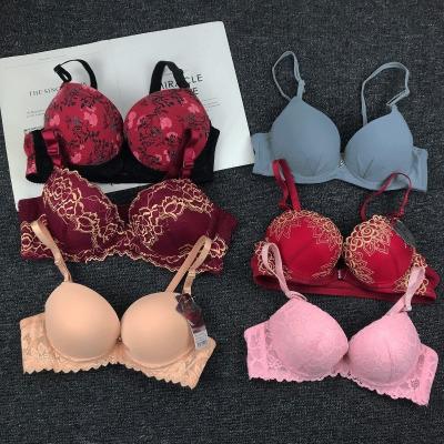 China QUICK DRY BLEND 0.49-0.69 dollar factory wholesale lace blend size 32-38ABC cups high quality sexy bra for sale