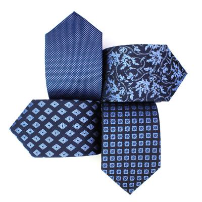 China Necktie Wholesale Classic Striped Jacquard Woven Neck Ties for sale