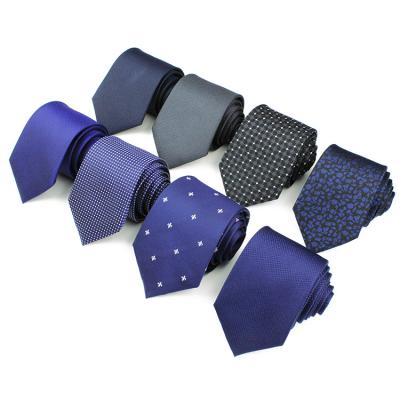 China Classic Solid Dot Silk Necktie For Men Floral Business Sublimation Silk Ties Men Summer Theme Formal Custom Silk Mens Neck Ties for sale