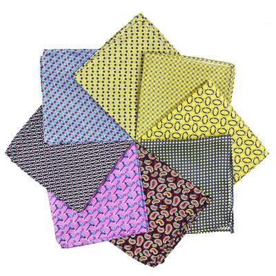 China Custom Jacquard Pocket Silk Digtal Square Printed Handkerchief Cotton Jacquard Wholesale Handkerchief For Men for sale