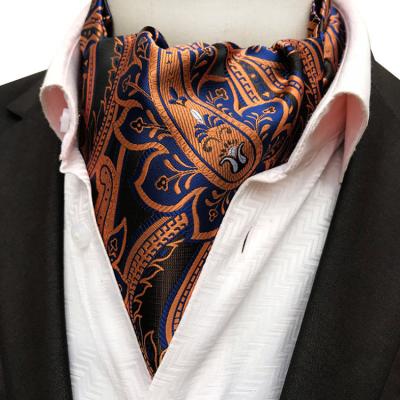 China Classic Jacquard Woven Mens Paisley Neckerchief Cravate Homme Folard Polyester Ties Classic Casual For Men Italian for sale