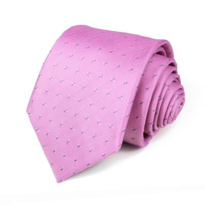 China Wholesale Silk Men Fashion Corbatas De Seda Cool Dot Silk Ties Jacquard Cool Fashion Ties For Men's Italian for sale