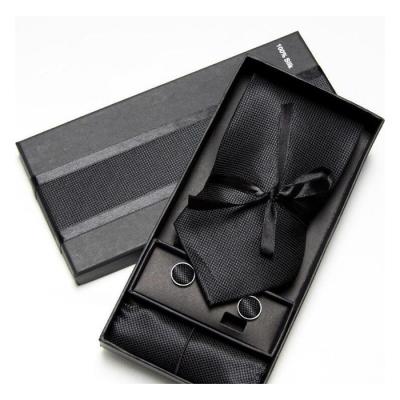 China Jacquard Wedding Handkerchief Polyester Tie And Polyester Mens Ties Set for sale