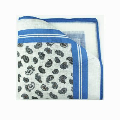 China Jacquard Mens Handkerchiefs Canvas Grid Handkerchief Canvas Handkerchief LNPS007 for sale