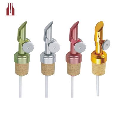 China Hot selling food grade article sustainable cork colored wine pourer foil for sale