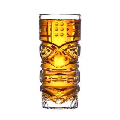 China Creative Glass Grimace Tiki Mug Cocktail Beer Cup of Cocktail Glass Mug for sale