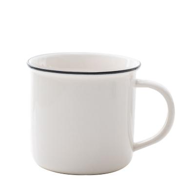 China Viable Creative Ceramic Color Luster Enamel Coffee Tea Mug for sale