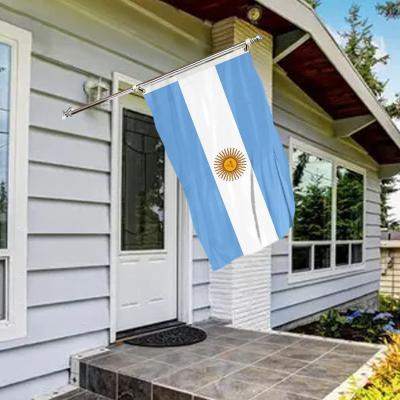 China Decorarion 2022 Fast Delivery 100D Polyester Printed 3x5ft World Cup Soccer Flag Argentina Argentinian Flag for sale