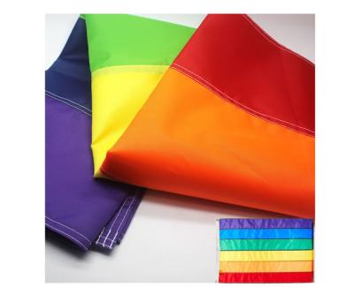 China Large FLYING Rainbow Lesbian LGBT Pride Flag Gay Rainbow Flag Polyester Fast Flight 3x5ft Delivery for sale