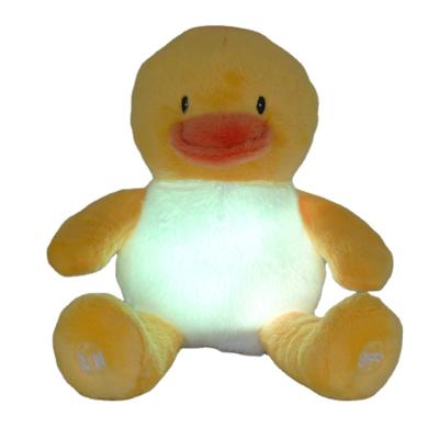 China Bedtime Plush Toys Lean Night Lights Inflate for Baby Sleep for sale