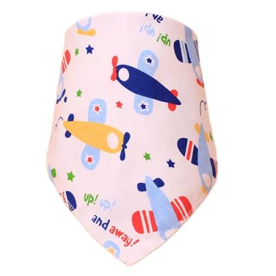 China Viable Wholesale Muslin Feeding Infant Newborn Triangle Scarf Baby Bandana Bib for sale