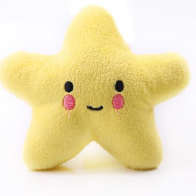 China Viable Smiling Face Dog Star Plush Toy Cat Voice Pet Toy Supplies Pet Toys and Accessories for sale